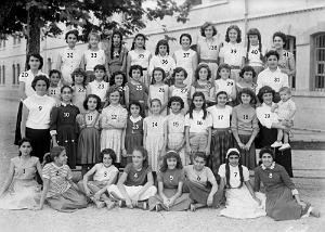 COLO VALENCE D ALBIGEOIS 1956 PERSONNELS CIVILS ET MILITAIRES  ALGER ORAN 1956